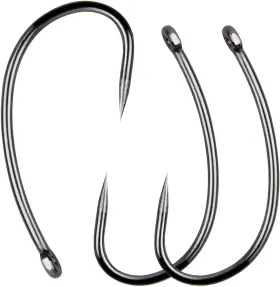 Jasmine 726084828520 Barbless Fishing Hooks Small Carp Coarse Curve Shank Fly Tying Hoo