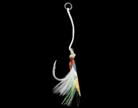 Jigging World Sj-51-gs Z-blade 9/0 Single Assist 4x Hooks Glow Shining 3pcs
