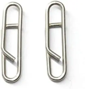 Jjzs 445056598515 200pcs/pack Stainless Steel Power Clips Lure Snaps Quick Change Fishing Lu