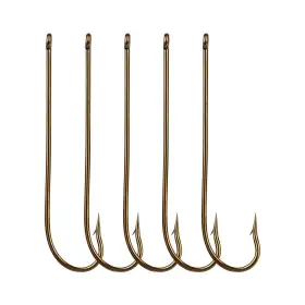 Jjzs 632202588002 100pcs Long Shank Fishing Hooks High Carbon Steel Fly Tying Jig Super S
