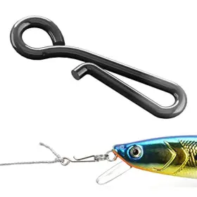 Jjzs 632202589245 100pcs Fast Fishing Swivel Snap Clips Stainless Steel Hanging Quick Lock