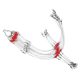 Jl Sport 714874844294 Mono Fishing Leader Rigs With Swivel Snaps Saltwater Surf 21.7inch Wirh 2 Arms