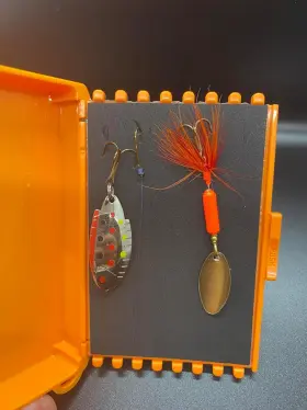 Johnny Pocket 704001007944 Fisher 3 - Tackle Holder For Hooks Lures Flies Orange Johnny Pocket 704001007944 Fisher 3 - Tackle Holder For Hooks Lures Flies Orange