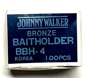 Johnny Walker Bbh-4 100 Size 4 Baitholder Hook Bronze