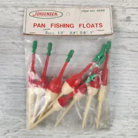 Jorgensen 4249 Vintage Pan Fishing Floats Jorgensen 4249 Vintage Pan Fishing Floats