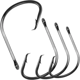 Jshanmei 445003473476 Fishing Circle Hooks Strong High Carbon Steel Offset Catfish For B Jshanmei 445003473476 Fishing Circle Hooks Strong High Carbon Steel Offset Catfish For B