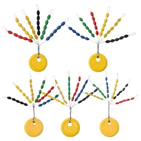Jshanmei 713831110212 450pcs Rubber Fishing Bobber Stoppers 30 In 1 Colorful Oval Float We