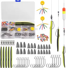 Jshanmei 744110042795 Fishing Weights Sinkers Carolina Rig Texas Kit 145pcs Bullet Weigh Jshanmei 744110042795 Fishing Weights Sinkers Carolina Rig Texas Kit 145pcs Bullet Weigh