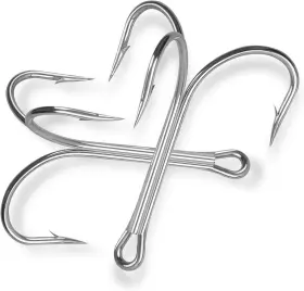 Jshanmei 761330753256 Treble Hooks Saltwater Fishing Large Size Big Game Triple 10/0-30pcs