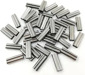 Jshanmei 761330758527 100pcs Fishing Crimp Sleeves Double Barrel Inner Dia 2.2mm