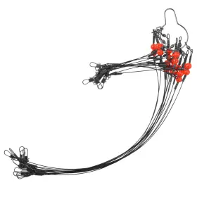 Jshanmei Afa28338-1 Fishing Leaders Saltwater Tackle Surf Rigs High Black Stainless Steel