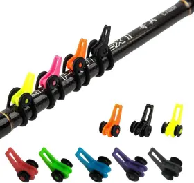 Juedi 613852453353 Fishing Rod Hook Keeper With 3 Size Elastic Rubber Rings 4grey 4yellow Juedi 613852453353 Fishing Rod Hook Keeper With 3 Size Elastic Rubber Rings 4grey 4yellow
