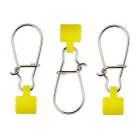 Jumping Fish 742768304319 10/25/50/100 Packs Fishing Line Slide With Double Lock Snap Duty 10pcs Green