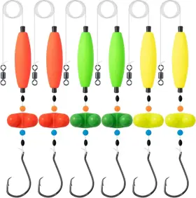 Kaleodam 313025462464 6pcs Catfish Rigs Float Catfishing Tackle Santee Rig Circl Kaleodam 313025462464 6pcs Catfish Rigs Float Catfishing Tackle Santee Rig Circl