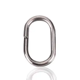 Keenso 717444536667 Fishing Snap Rings 100pcs 6 10mm Rustproof Stainless Steel Oval Split