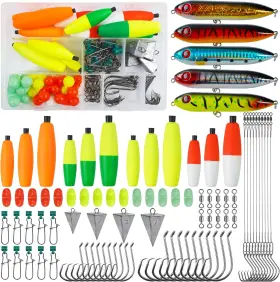 Keyanew 313100915915 Silanon Catfish Rig Catfishing Tackle Making Kit 86pcs Sante