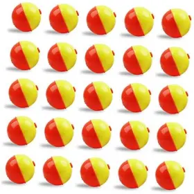 Keyanew 783103282336 Fishing Bobbers Set 25-50pcs Snap-on Floats 0.75inch-25pcs