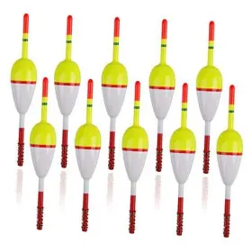 Keyanew Bobbers-490#-10pcs Silanon Wood Slip Bobbers Fishing Floats And 1.97in X 0.91in 5.63in - 10pcs Keyanew Bobbers-490#-10pcs Silanon Wood Slip Bobbers Fishing Floats And 1.97in X 0.91in 5.63in - 10pcs