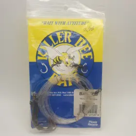 Killer Bee Bait Rig 046773221204 80lb Mono 4ft 6/0 Hook - 5 Pcs Stock Kb 120 New In Pack Killer Bee Bait Rig 046773221204 80lb Mono 4ft 6/0 Hook - 5 Pcs Stock Kb 120 New In Pack