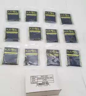 Krok 096337023492 Lot Of 12 Sss12-10pk Stainless Barrel Swivels Sz12 100lb Krok 096337023492 Lot Of 12 Sss12-10pk Stainless Barrel Swivels Sz12 100lb