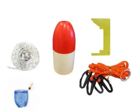 Kufa 882746018323 Crabbing Accessory Kit 100ft Non-lead Sinking Line Caliper Harness Bait Ba Kufa 882746018323 Crabbing Accessory Kit 100ft Non-lead Sinking Line Caliper Harness Bait Ba