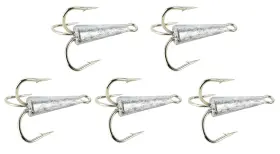 Last Cast Tackle 081071839096 2oz 9/0 Weighted Treble Bunker Snag Hooks - 5 Pack