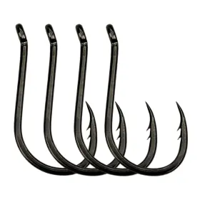Laxygo 716151611032 50 Pcs 2 Barbs Octopus Fishing Hook Stainless Steel Offset Freshwater Laxygo 716151611032 50 Pcs 2 Barbs Octopus Fishing Hook Stainless Steel Offset Freshwater
