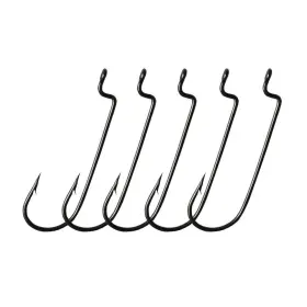 Laxygo 720226005381 30pcs/pack Offset Fishing Hooks Worm Black/red High 4/0-30pcs Black Laxygo 720226005381 30pcs/pack Offset Fishing Hooks Worm Black/red High 4/0-30pcs Black