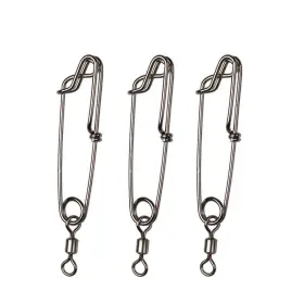 Laxygo 720226006425 5pcs Longline Fishing Snap Clips Stainless Steel Floatline Tuna With Ro