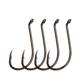 Laxygo 720226006500 100pcs Octopus Beak Offset Fishing Hooks Froged Sport Circle Sharp High