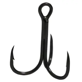 Laxygo 762917140889 10pcs Strong Treble Fishing Hook Stainless Steel Replacement Hooks 2/0