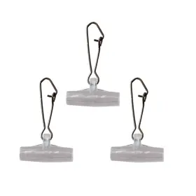 Laxygo 796391967137 Sinker Slide With Hooked Snap Fishing Line Connector 30-60pcs Accesso
