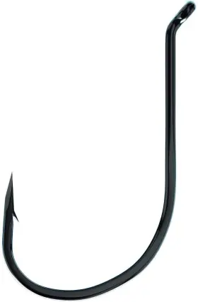 Lazer Sharp 047708690577 Eagle Claw Long Shank Octopus Hook Offset Up Eye Barbed Size 3/0 Medium W