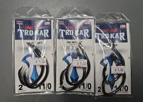 Lazer Trokar Tk619h-11/0 3x Eagle Claw Magnum Hd Offset Circle Hook Saltwater 11/0 Siz Lazer Trokar Tk619h-11/0 3x Eagle Claw Magnum Hd Offset Circle Hook Saltwater 11/0 Siz