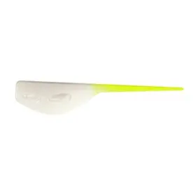 Lelands Lures 15019 8-pack Slab Magnet Grub Freshwater Body Pack White/chartreuse