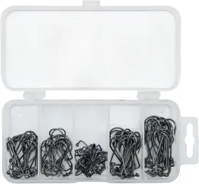 Lifschal 629915154556 90-degree Barbed Fishing Hooks Set - Short Shank Aberdeen In 100pcs Lifschal 629915154556 90-degree Barbed Fishing Hooks Set - Short Shank Aberdeen In 100pcs