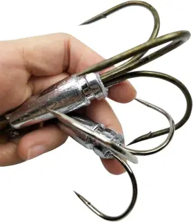 Likefish 43239-24418 Snagging Hooks Weighted Treble 2pcs/pack Fishing 5 Sizes 0 Likefish 43239-24418 Snagging Hooks Weighted Treble 2pcs/pack Fishing 5 Sizes 0