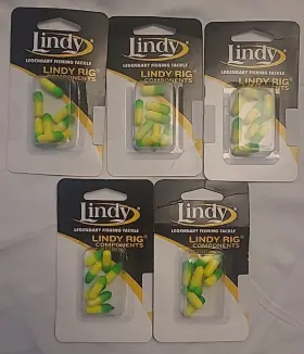 Lindy 025787114221 Rig Small Floats Live Bait Rigging 5 Pack Green/yellow Lindy 025787114221 Rig Small Floats Live Bait Rigging 5 Pack Green/yellow