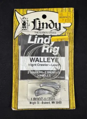 Lindy Lr007 Vintage Rig Walleye Night Crawler Leech Lr007- 1/2oz Lindy Lr007 Vintage Rig Walleye Night Crawler Leech Lr007- 1/2oz