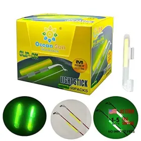 Linguang 746569332229 100pcs Ocean Sun Clip Snap On Fishing Glow 100pcs#m 2.0-2.6mm Fit Rod Tip