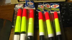 Little Joe Afw110/ndw110/ndw109 Pole Floats Nip 6 Ct 10 Inch And 9 Weighted Free Shipping