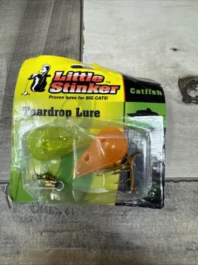 Little Stinker 038314791505 Teardrop Lure Hook Yellow And Orange