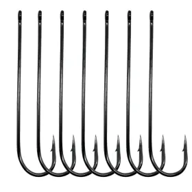 Lkyrui 708818263661 100pcs Black Aberdeen Offset Hooks Long Shank Light Wire Fishing Panfis Lkyrui 708818263661 100pcs Black Aberdeen Offset Hooks Long Shank Light Wire Fishing Panfis