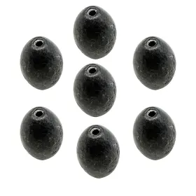Lkyrui 708818264323 Egg Fishing Weights Kit Oval Lead Sinkers Drop Bass Weight Sinker Sal