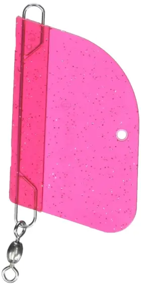 Luhr Jensen 012553202367 2-3/8 Inch Les Davis Rudder / 2 Pack Pink Crystal