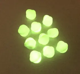 Luhr-jensen 049762108265 Birdy Drifter Bobbers 10 Pack White Glow 1 Inch Length Width Size 5 New