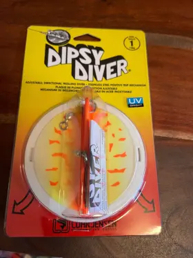 Luhr-jensen 049762639110 Luhr-jensen Dipsy Diver Deep Running Directional Trolling Sz 001 Free Ship
