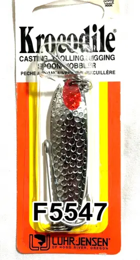 Luhr-jensen 1003-012-0014 Krocodile Spoon/warbler 1/2 Oz H Chrome