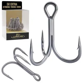 Lurelink B0f9l8zv7j Fishing Treble Hooks 5x Strong Heavy Duty Saltwater Freshwater Multiple Sizes Lurelink B0f9l8zv7j Fishing Treble Hooks 5x Strong Heavy Duty Saltwater Freshwater Multiple Sizes