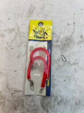 Macks Lure 88102 21 Packs Of 2 Trolling Snubber 1/8 X 3 1/2 Blood Red Macks Lure 88102 21 Packs Of 2 Trolling Snubber 1/8 X 3 1/2 Blood Red